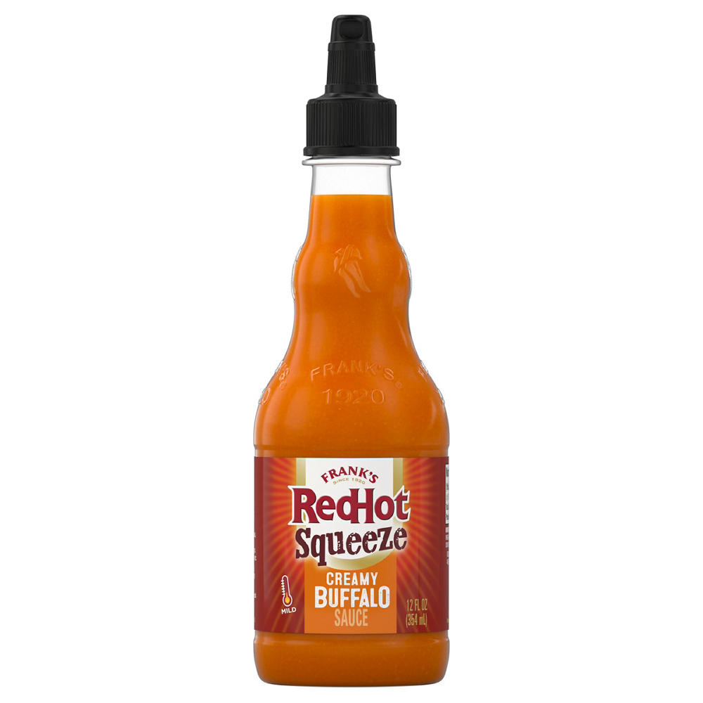 Frank's RedHot Creamy Buffalo Squeeze Hot Sauce, 12 oz