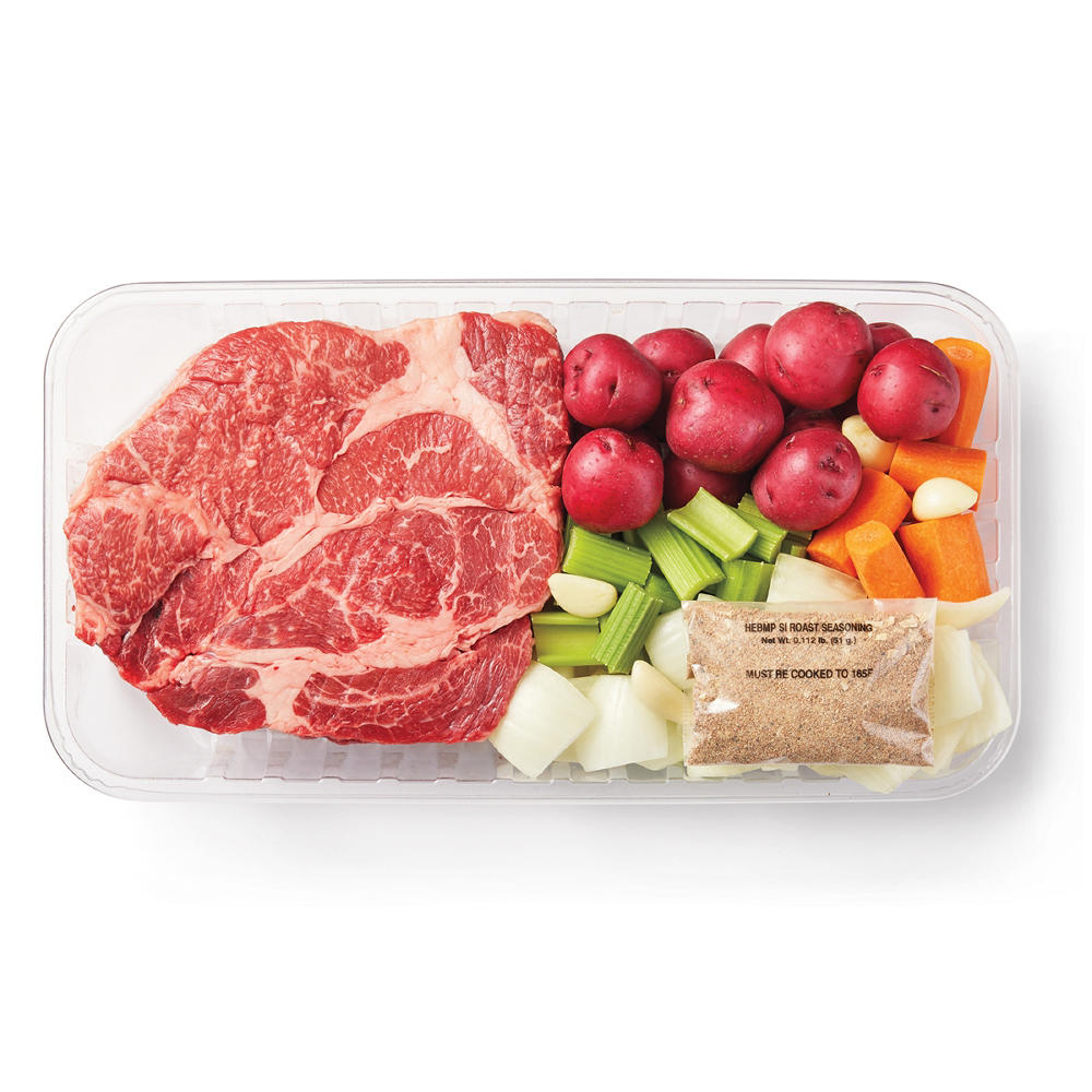 H-E-B Natural Chuck Roast Kit - Texas Size Pack, Avg. 4.54 lbs