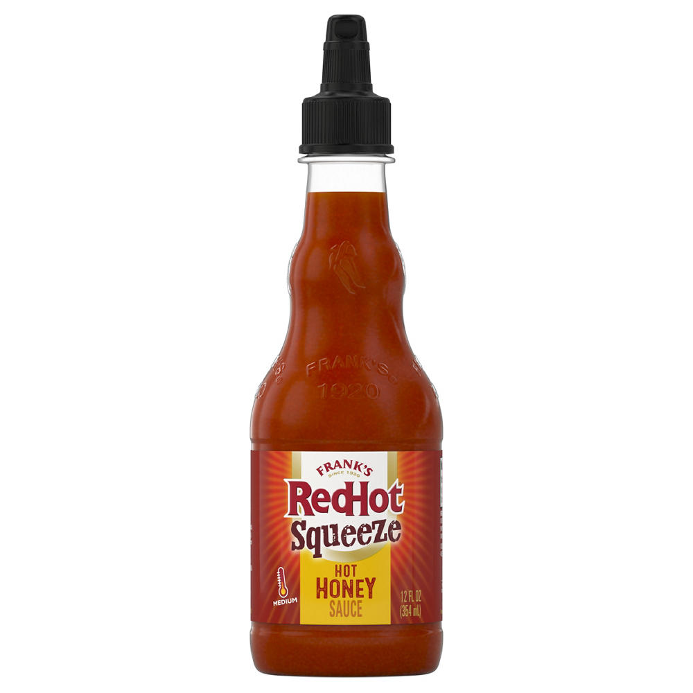 Frank's RedHot Hot Honey Squeeze Hot Sauce, 12 oz