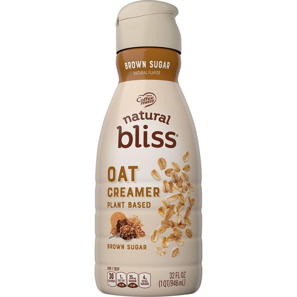 Nestle Coffee Mate Natural Bliss Oat Milk Creamer - Brown Sugar, 32 oz