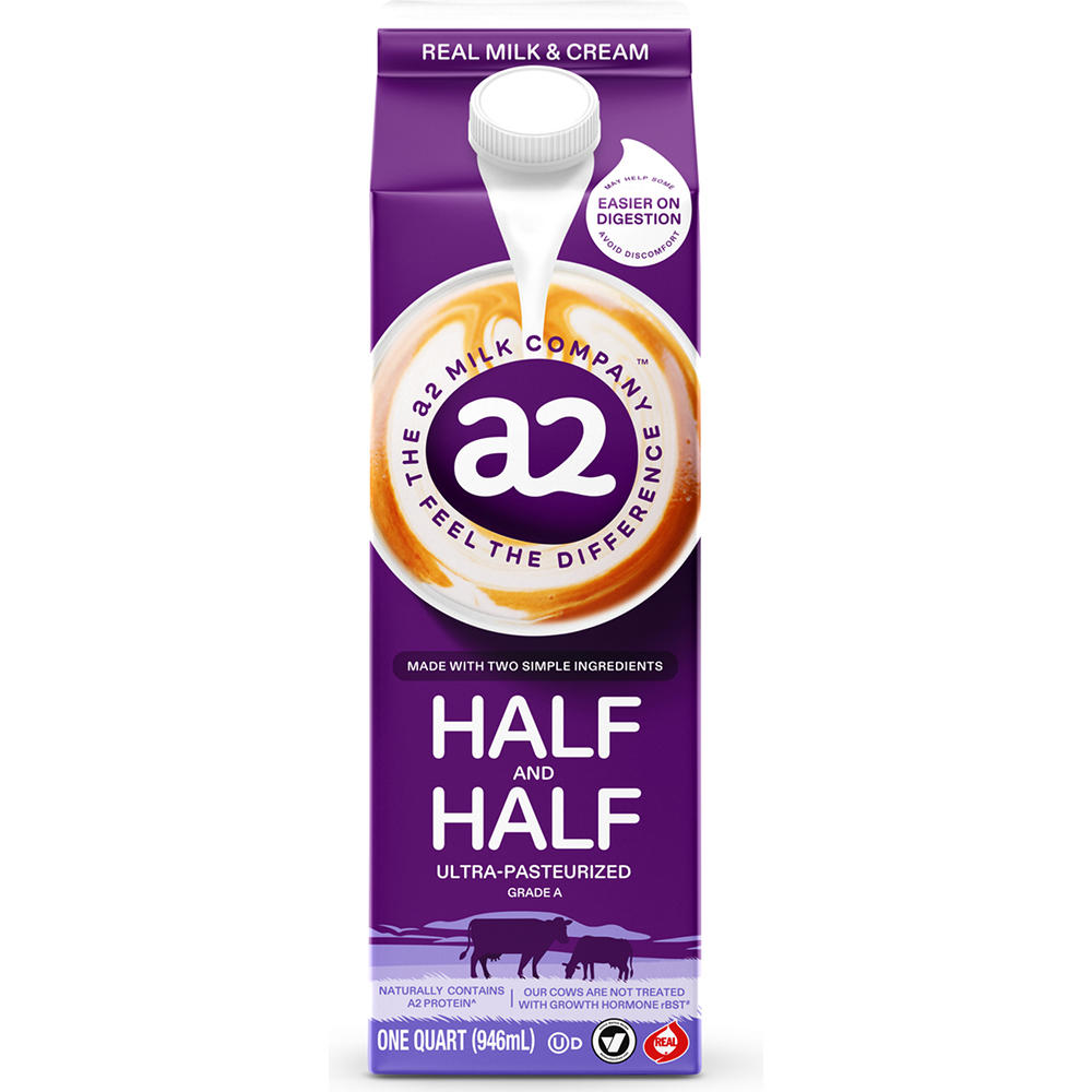 a2 Milk Half & Half, 32 oz