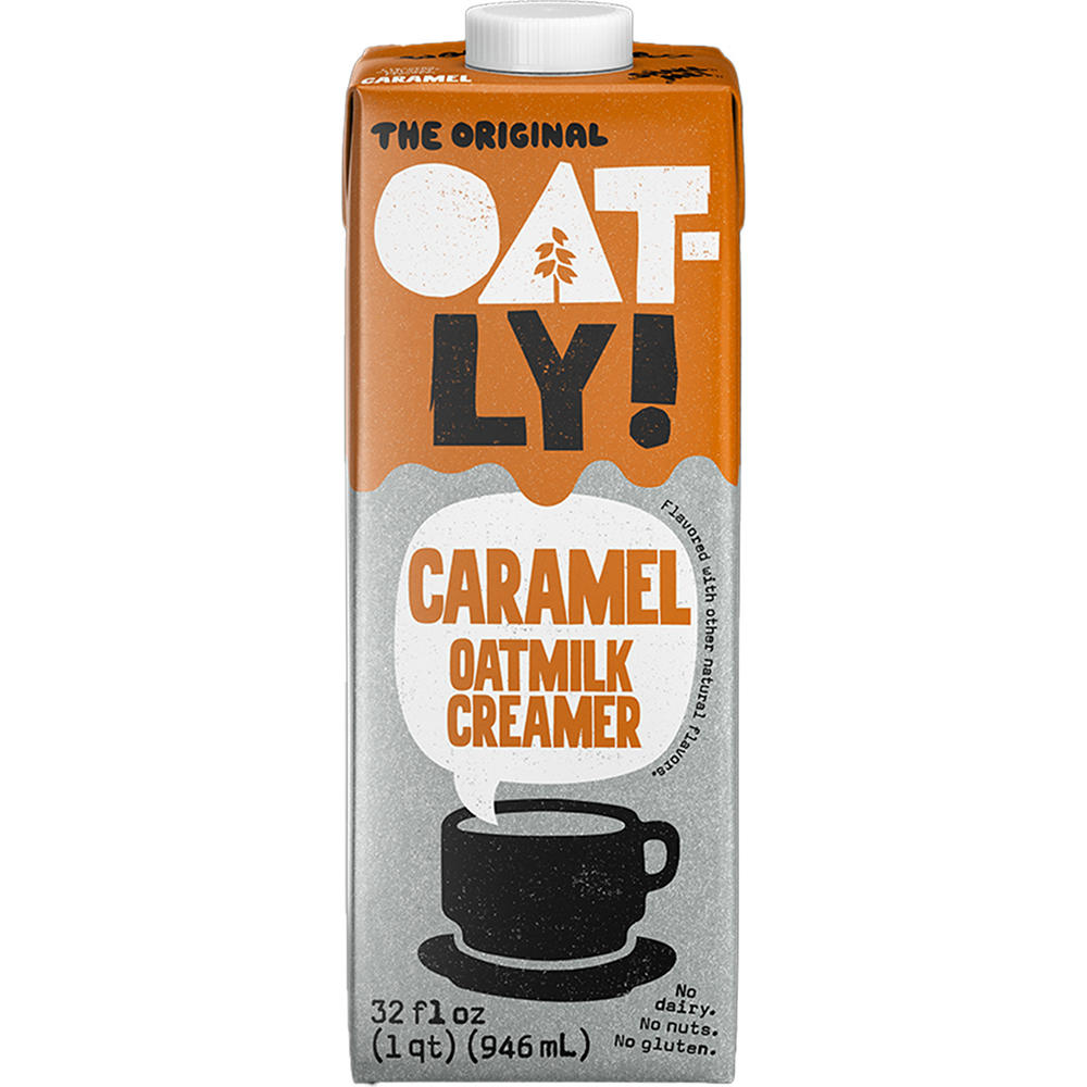 Oatly Oat Milk Liquid Coffee Creamer - Caramel , 32 oz
