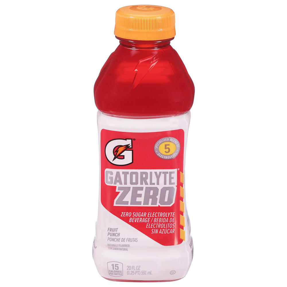 Gatorade Gatorlyte Zero Electrolyte Beverage - Fruit Punch, 20 oz