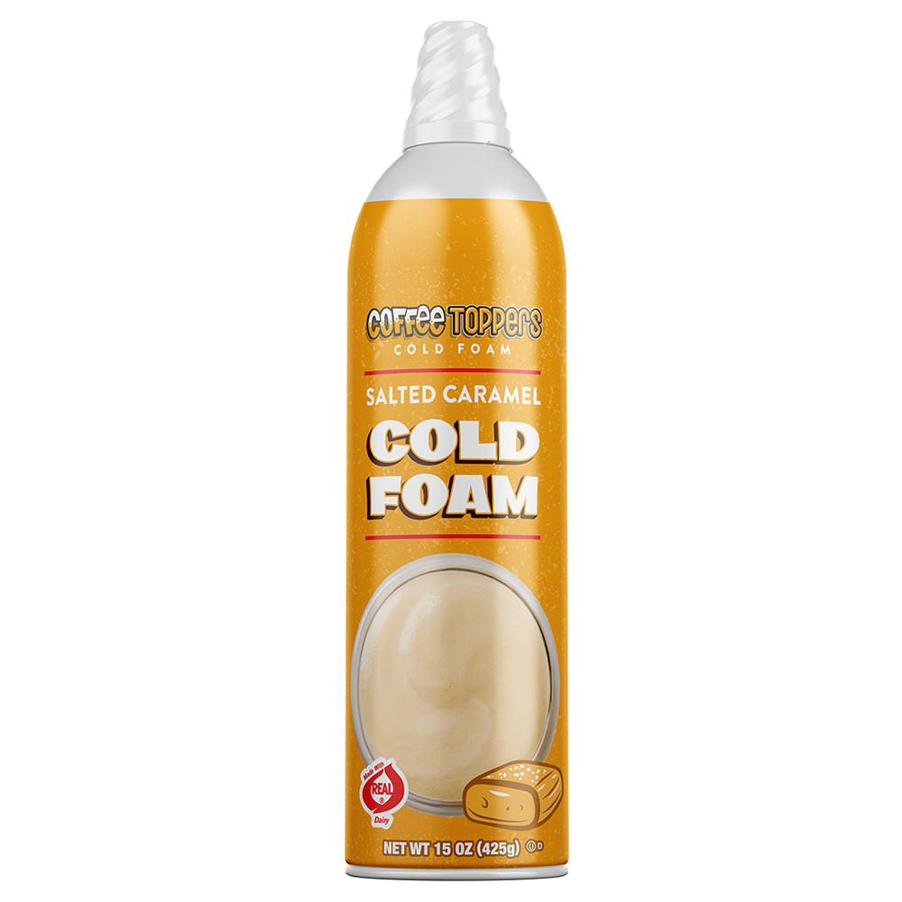 Coffee Toppers Salted Caramel Cold Foam, 15 oz