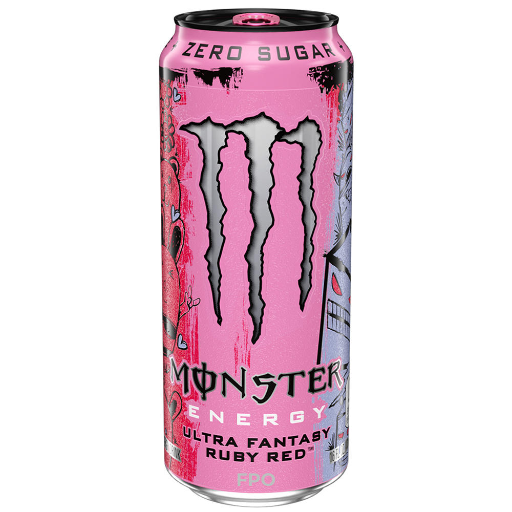 Monster Energy Monster Ultra Fantasy Ruby Red Single, 16 oz