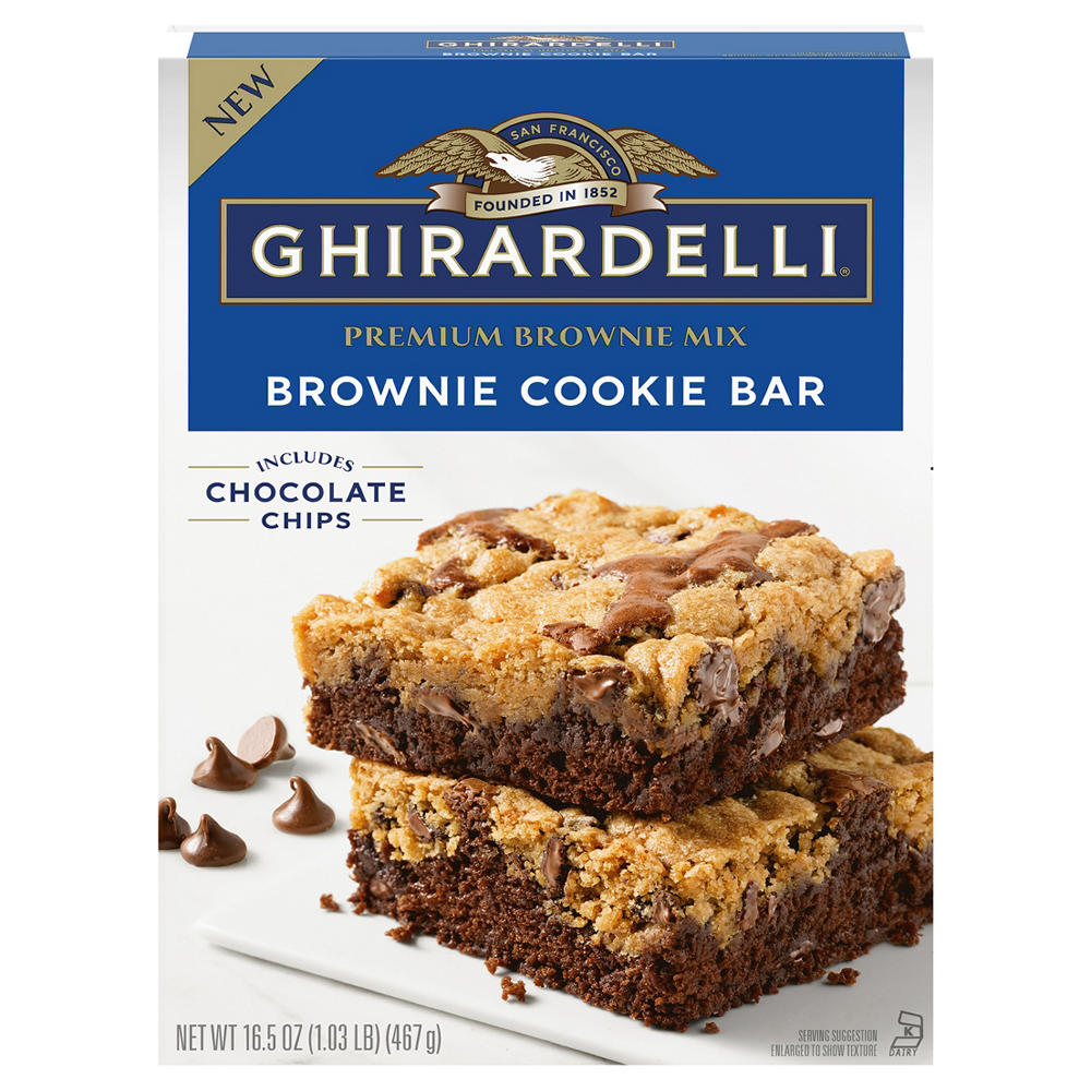 Ghirardelli Brownie Cookie Bar Mix, 16.5 oz