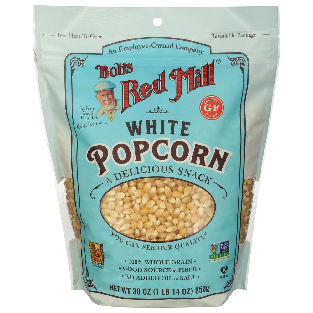 BOB'S RED MILL White Popcorn, 30 oz
