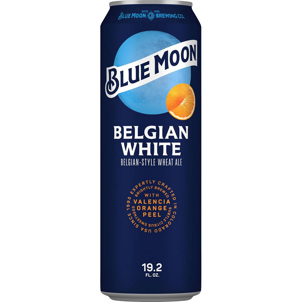 Blue Moon Belgian White Craft Beer, 19.2 oz