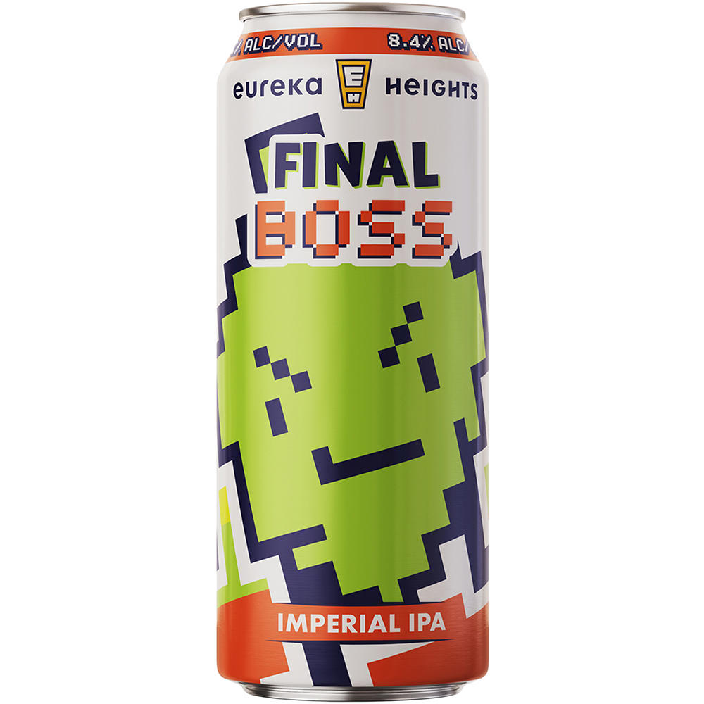 Eureka Heights Final Boss IPA Craft Beer, 19.2 oz