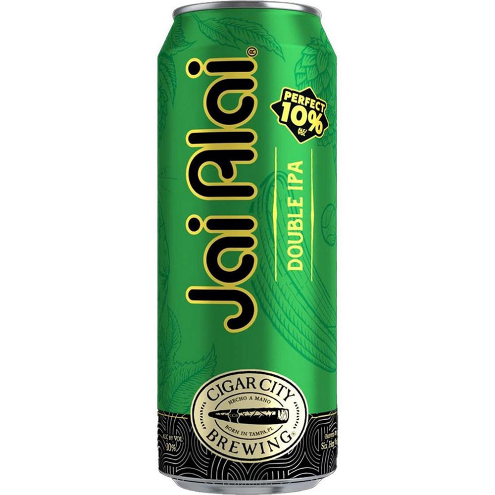 Cigar City Brewing Jai Alai Double IPA Craft Beer Can, 19.2 oz