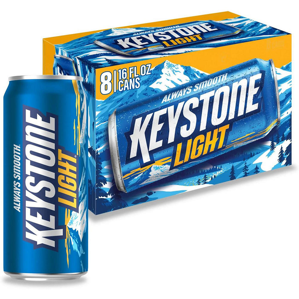 Keystone Light 8 pk Cans, 16 oz