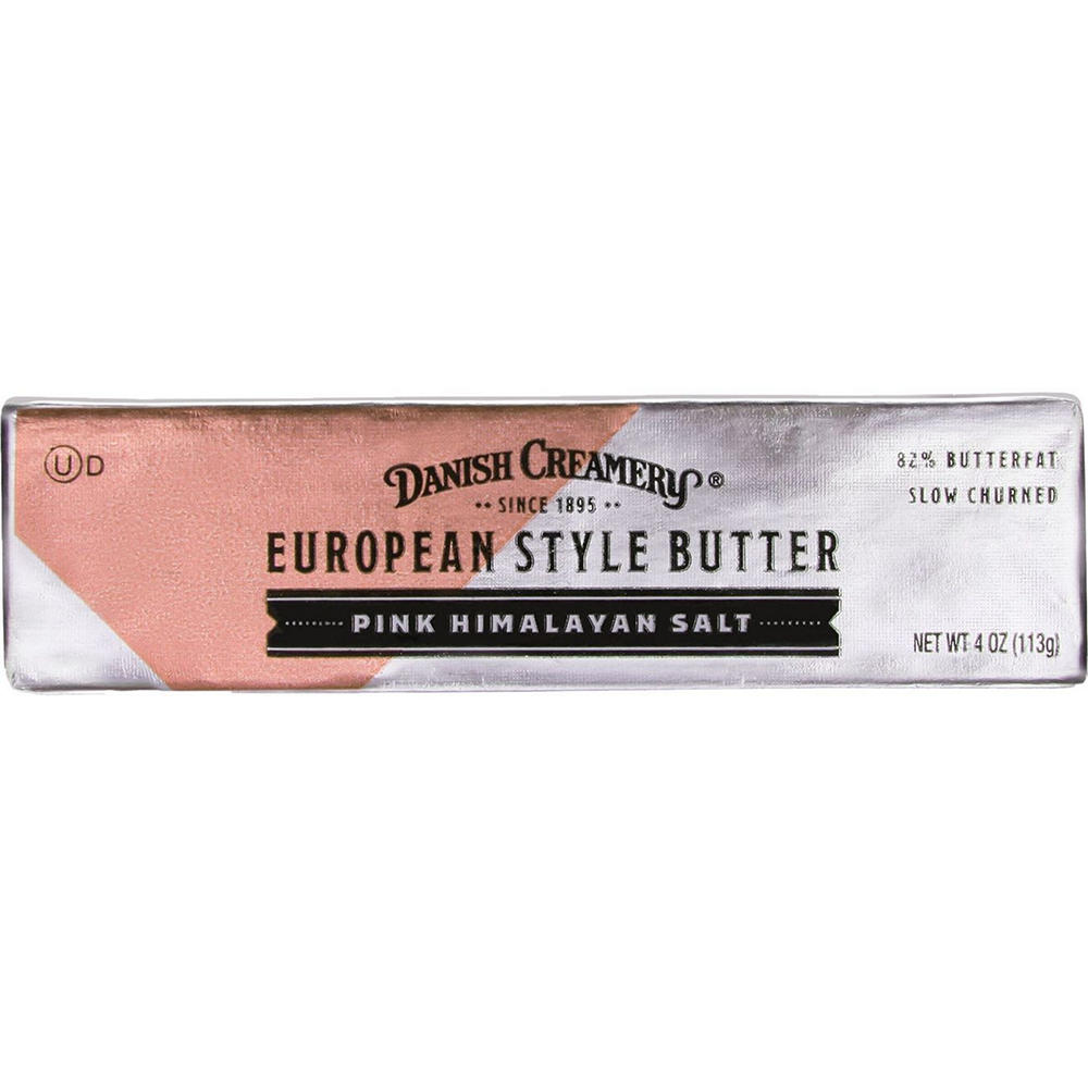 Danish Creamery Pink Himalayan Salt European Style Butter, 4 oz