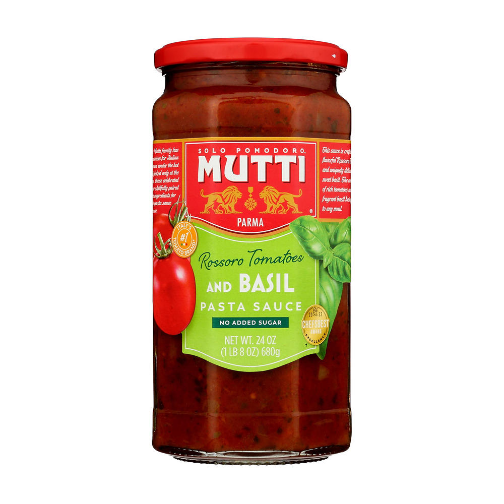 Mutti Tomato & Basil Pasta Sauce, 24 oz
