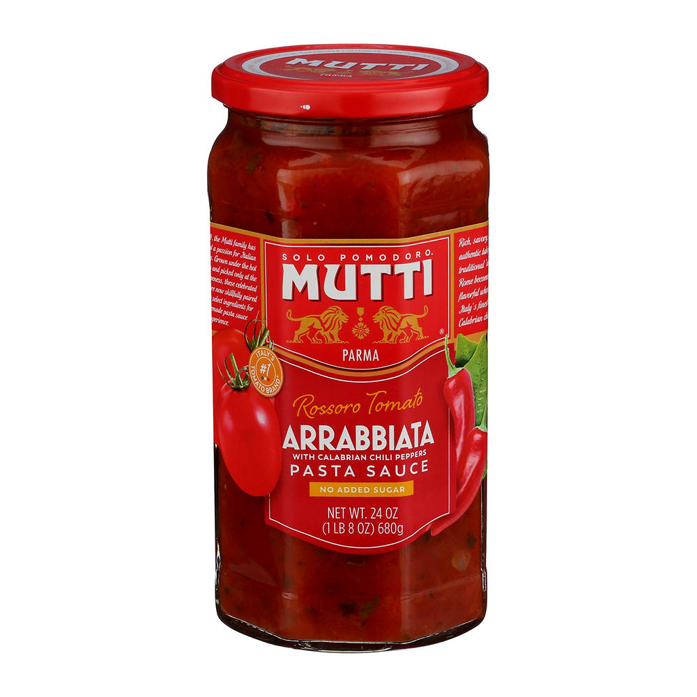 Mutti Arrabbiata Pasta Sauce, 24 oz