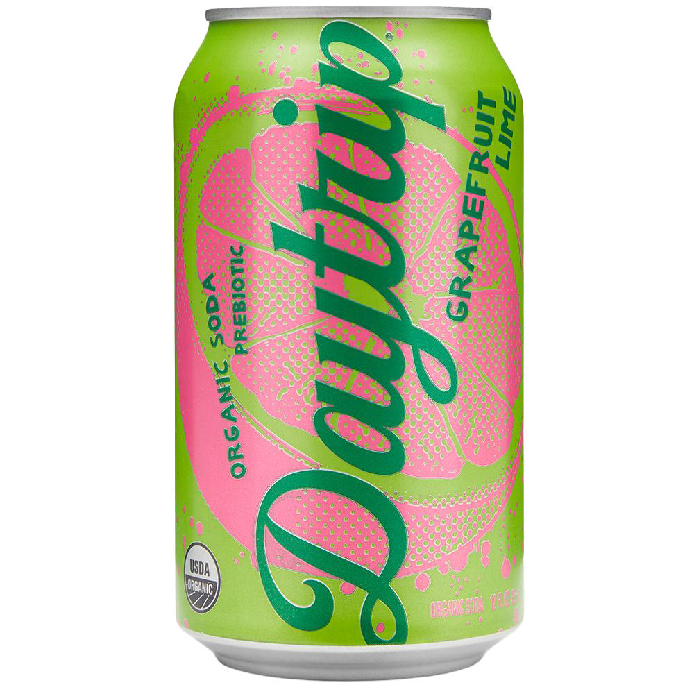 Daytrip Organic Prebiotic Soda - Grapefruit Lime, 12 oz