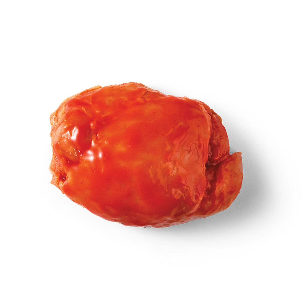 H-E-B Meat Market Marinated Boneless Chicken Thigh - Hot Wing Sauce, Avg. 0.35 lb