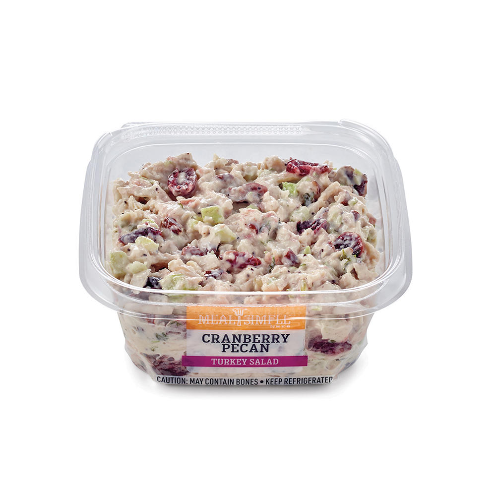 Meal Simple by H-E-B Cranberry Pecan Turkey Salad - Small, Avg. 0.65 lb