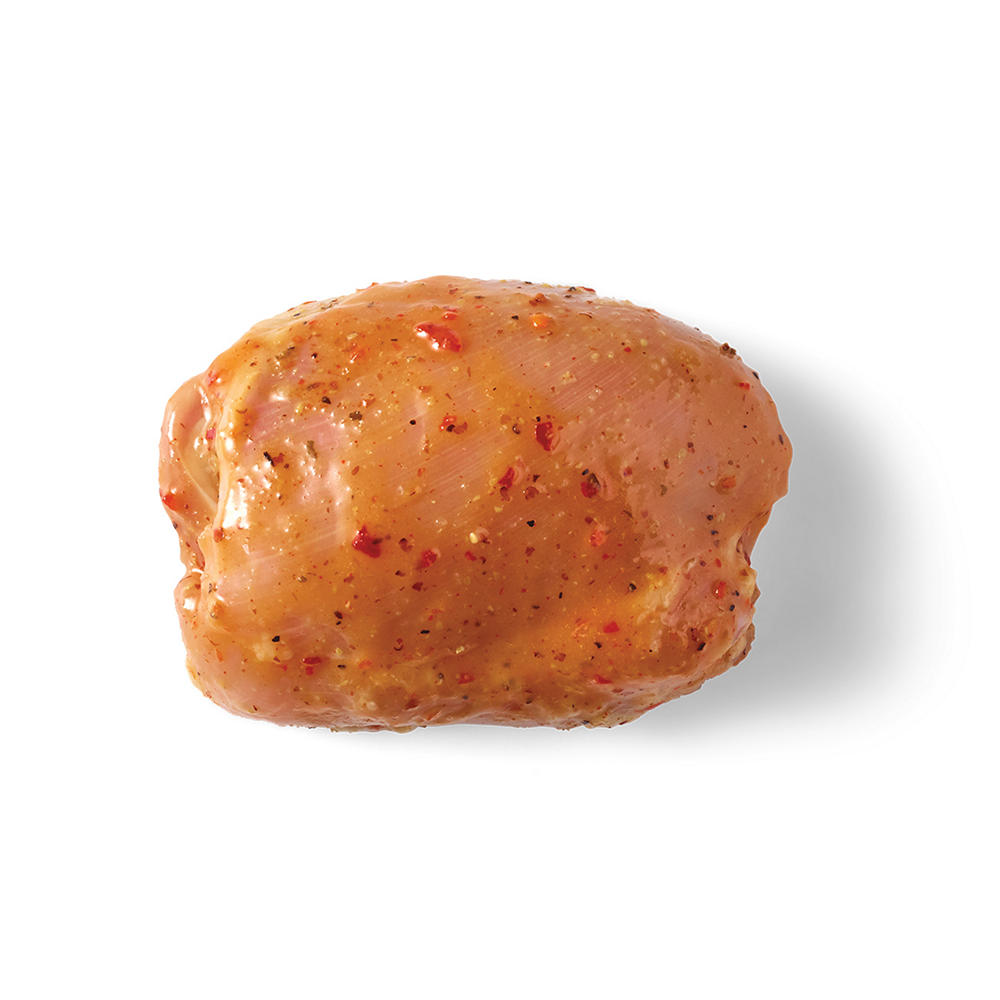 H-E-B Meat Market Marinated Boneless Chicken Thigh – Honey Garlic, Avg. 0.35 lb