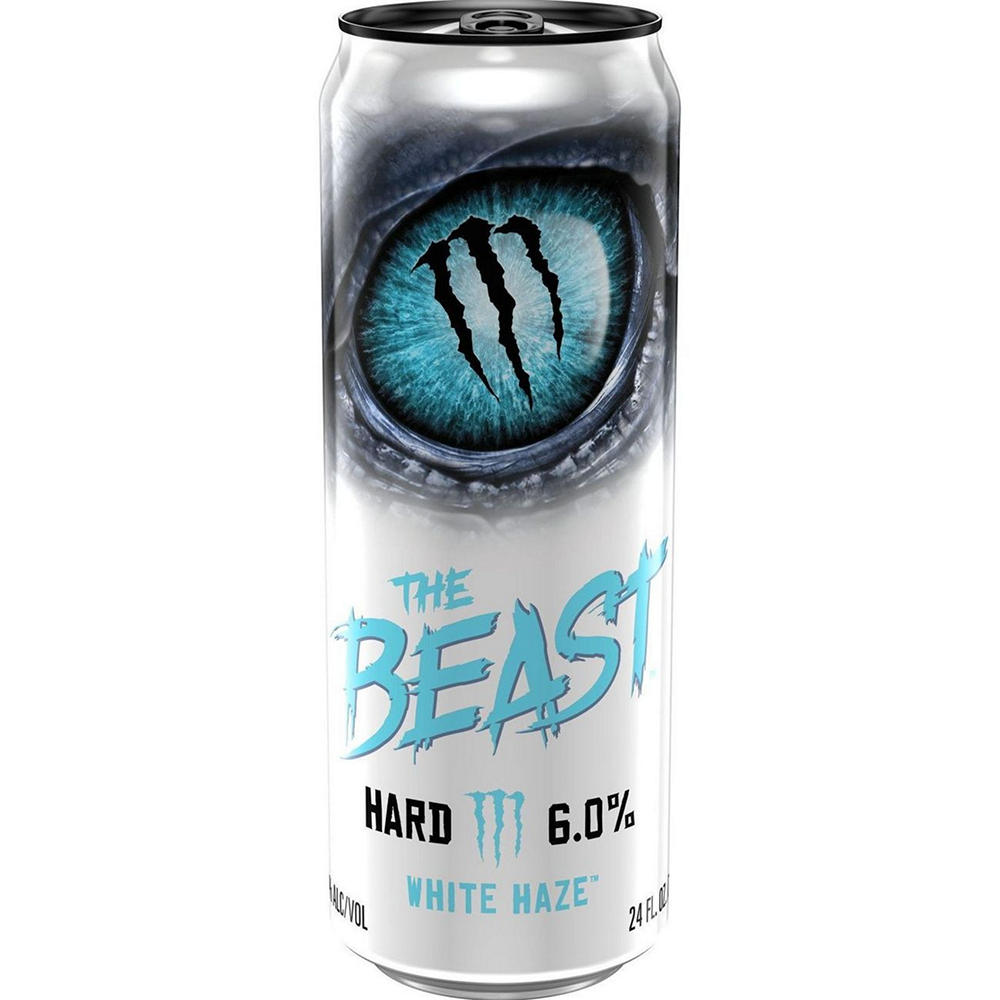 Monster The Beast Unleashed White Haze Hard Beverage Can, 24 oz