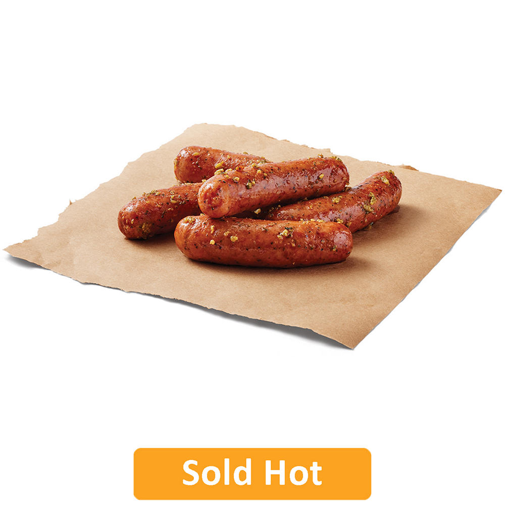 Bayou Boil House by H-E-B Fully Cooked Spicy Cajun Zummo’s Smoked Sausage (Sold Hot), lb