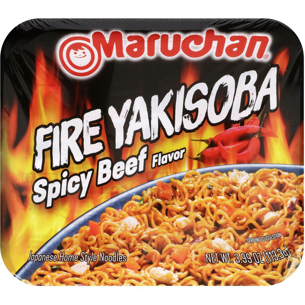 Maruchan Fire Yakisoba Noodles - Spicy Beef Flavor, 3.99 oz