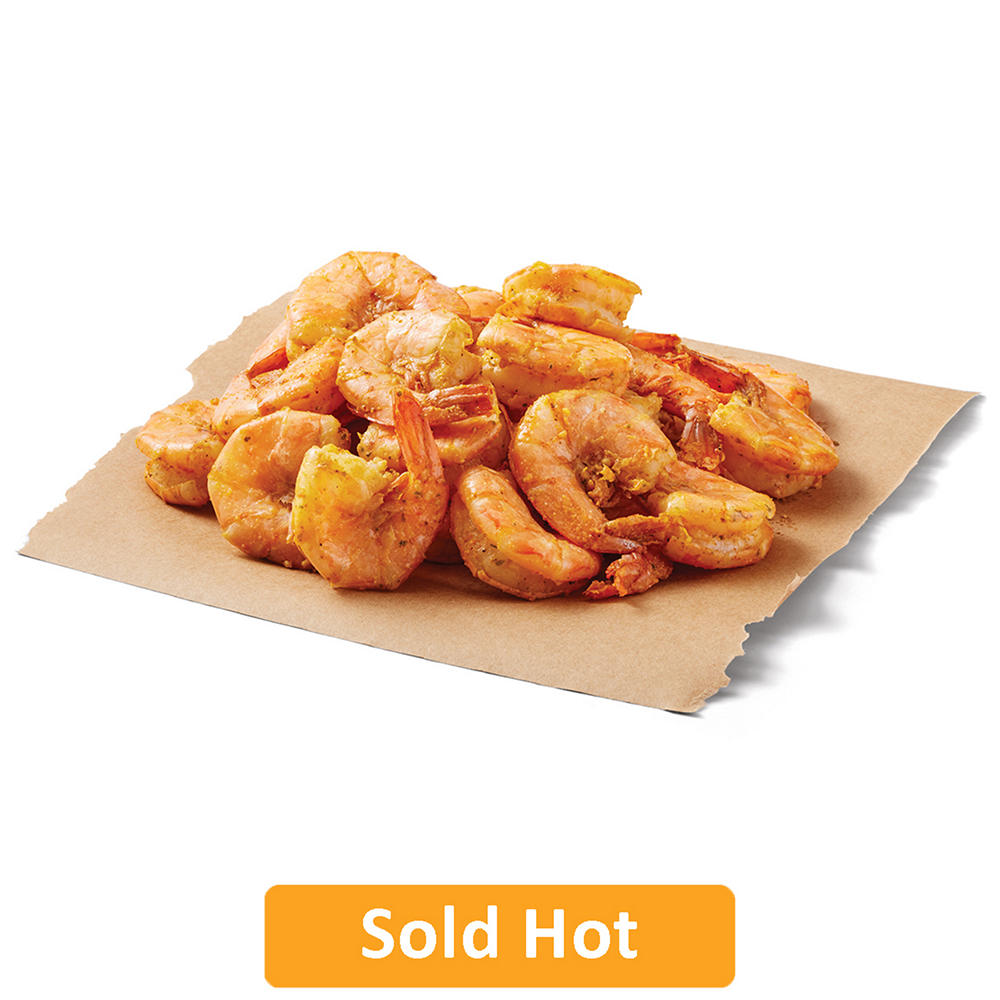 Bayou Boil House by H-E-B Spicy Cajun Jumbo White Cooked Shrimp (Sold Hot), lb