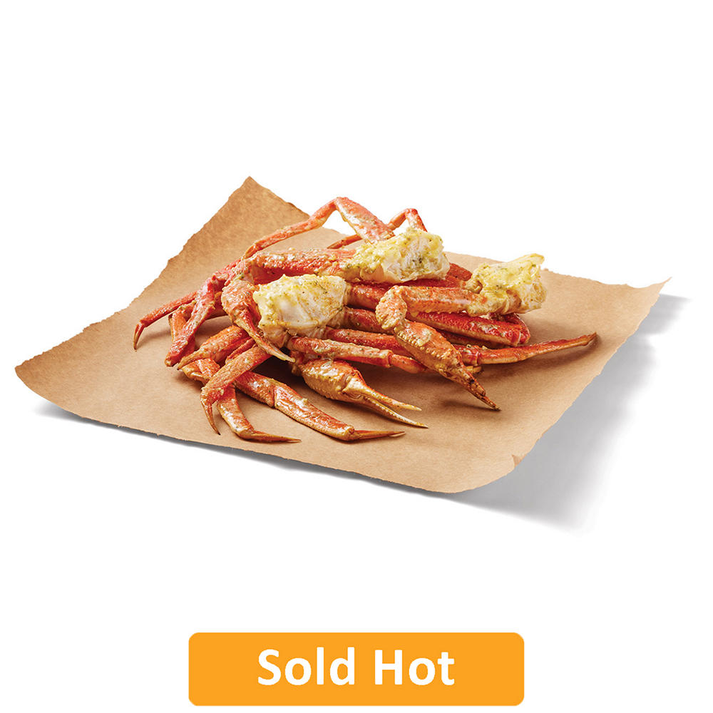 Bayou Boil House by H-E-B Fully Cooked Spicy Cajun Snow Crab Legs Cluster (Sold Hot), lb