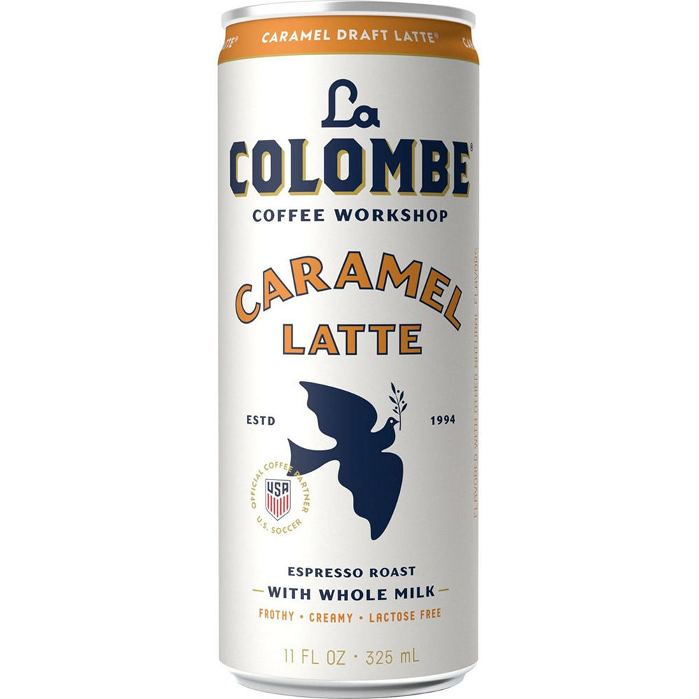 La Colombe Caramel Draft Latte Espresso Roast with Milk, 11 oz