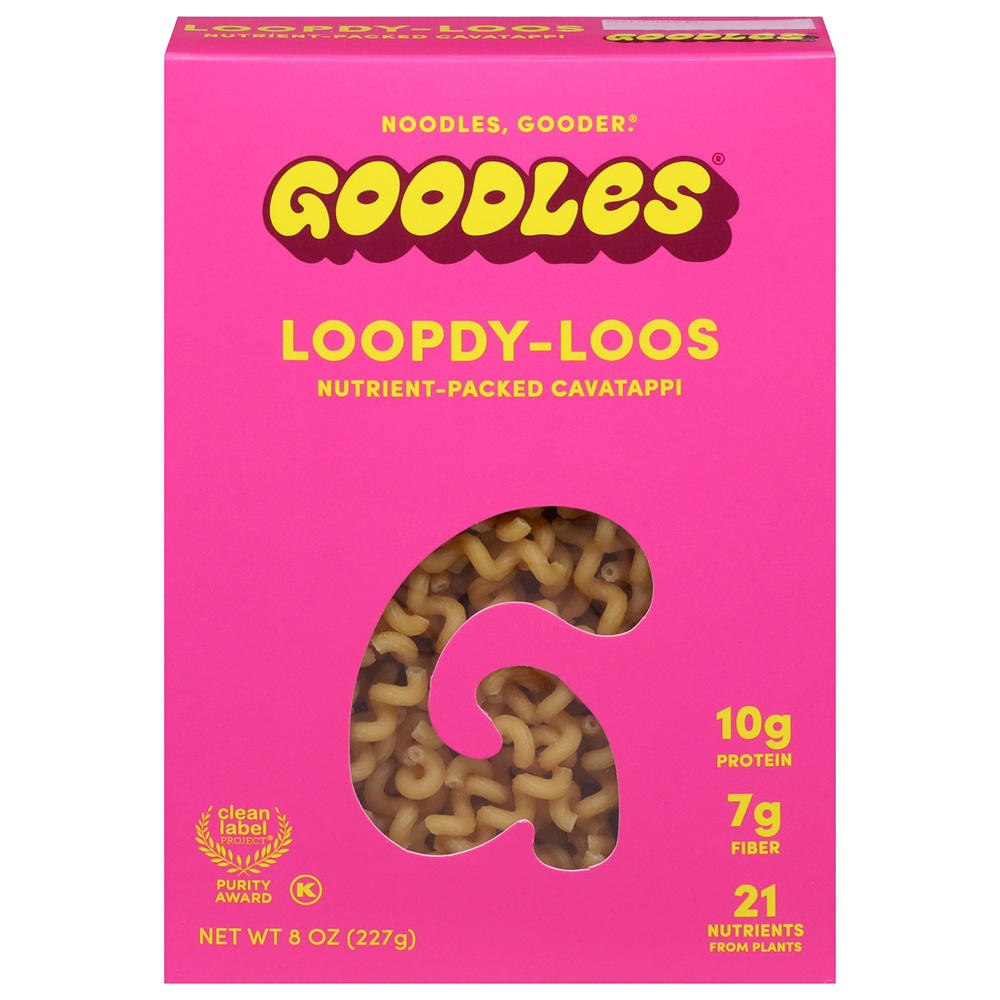 Goodles 10g Protein Loopdy-Loos Cavatappi, 8 oz