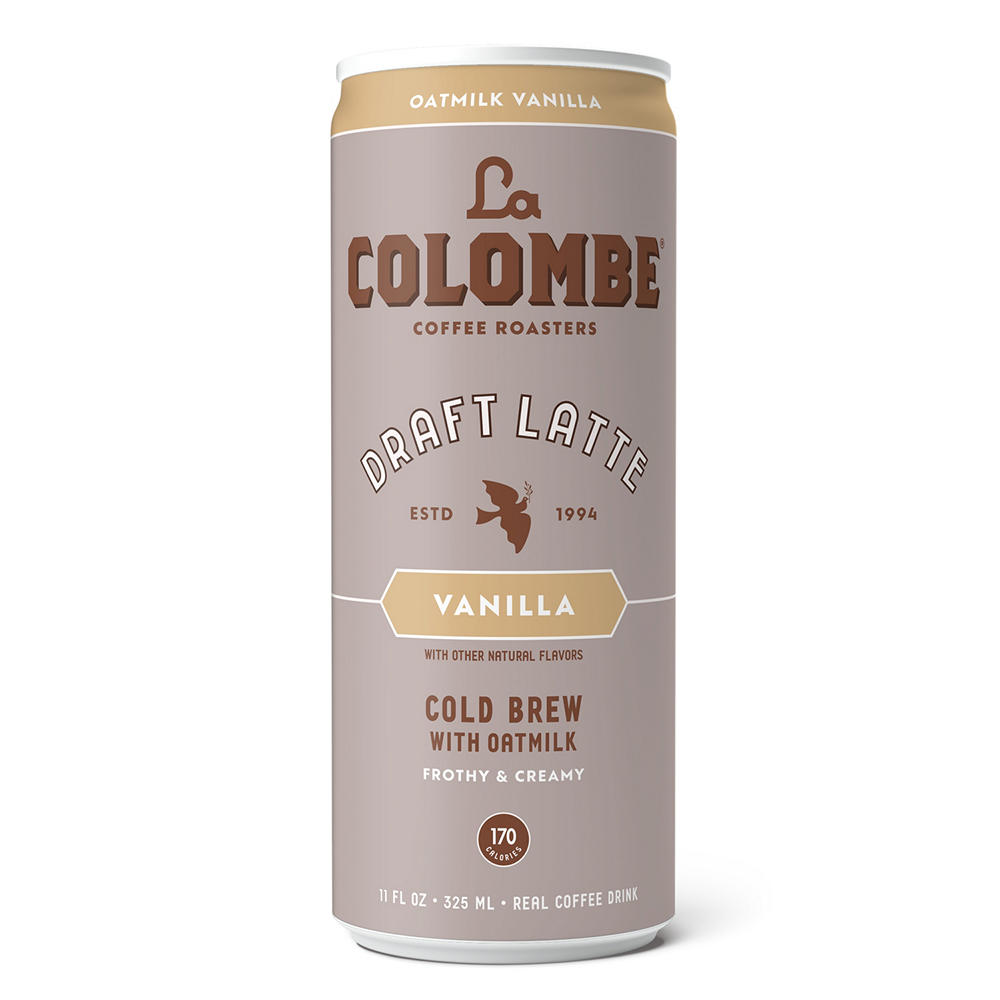 La Colombe Oatmilk Cold Brew Draft Latte - Vanilla, 11 oz