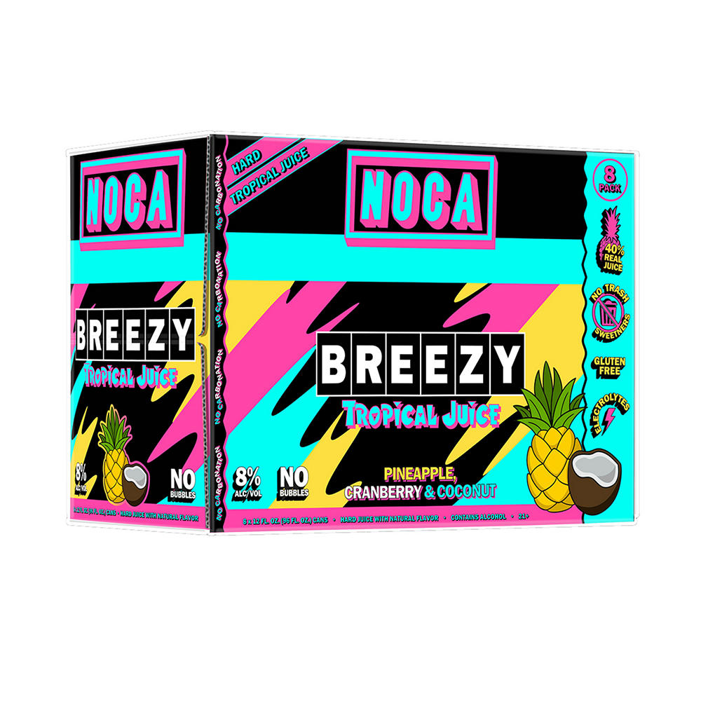 NOCA Breezy Boozy Tropical Drink Variety 8 pk Cans, 12 oz