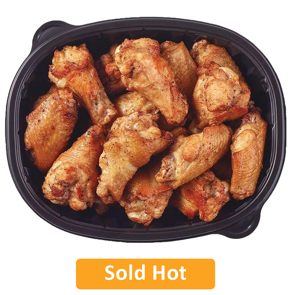 Meal Simple by H-E-B Seasoned Chicken Wings - Large (Sold Hot), Avg. 1.5 lbs