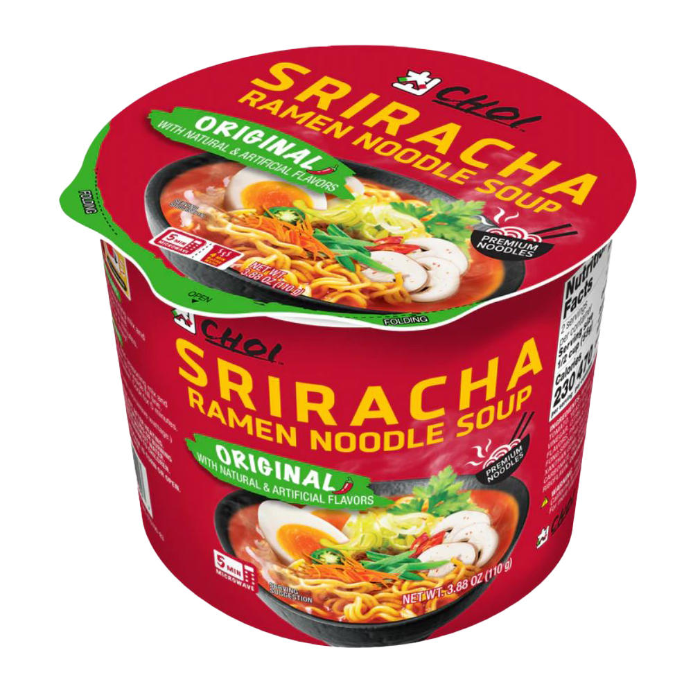 Choi Sriracha Ramen Noodle Soup Original, 3.88 oz
