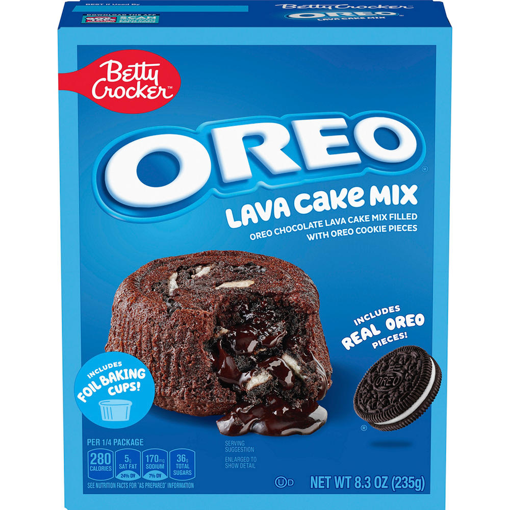 Betty Crocker OREO Lava Cake Mix, 8.3 oz