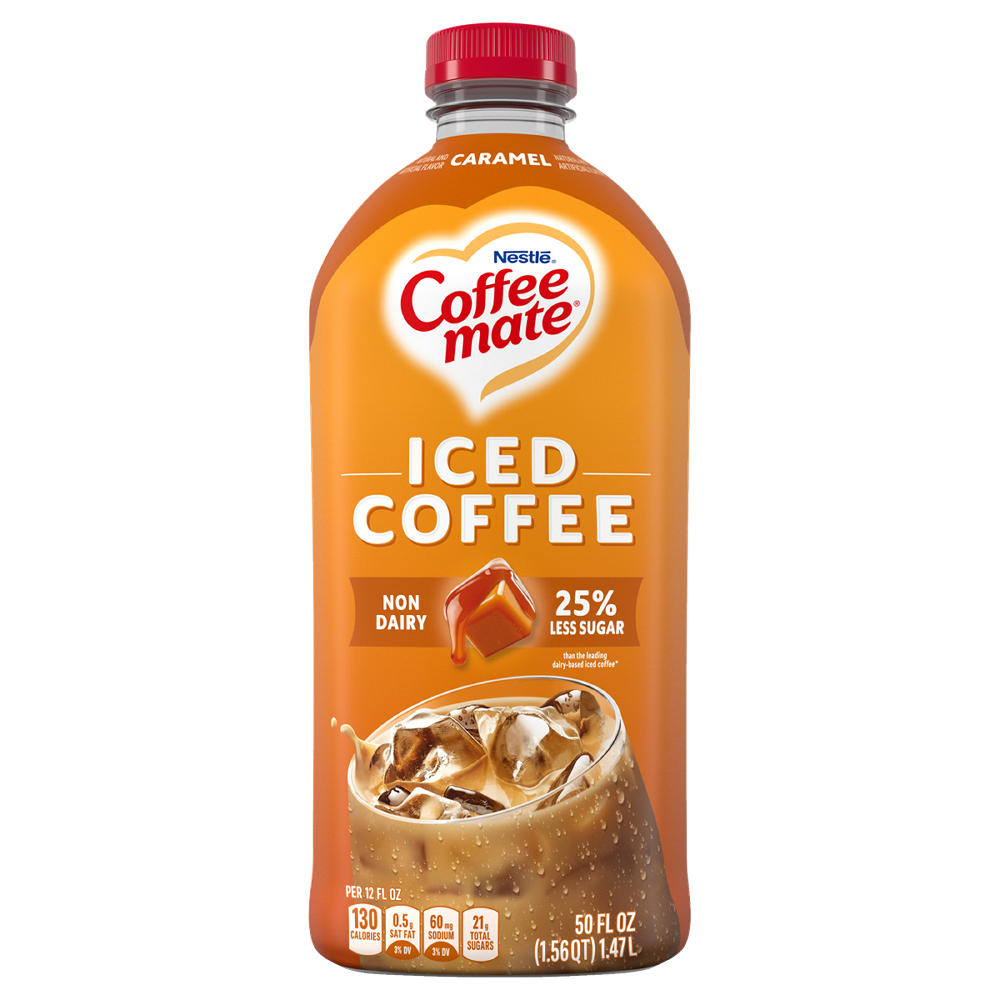 Nestle Coffee Mate Caramel Iced Coffee, 50 oz