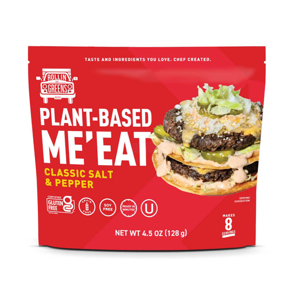 RollinGreens Plant-Based Me'Eat Classic Salt & Pepper , 4.5 oz
