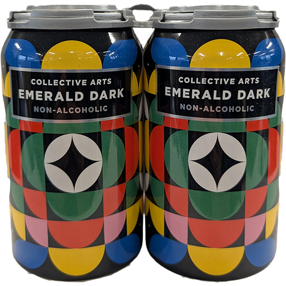Collective Arts Emerald Dark Non-Alcoholic Beer Cans, 4 pk, 12 oz