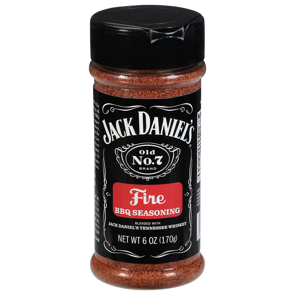 Jack Daniel's Fire BBQ Seasoning, 6 oz