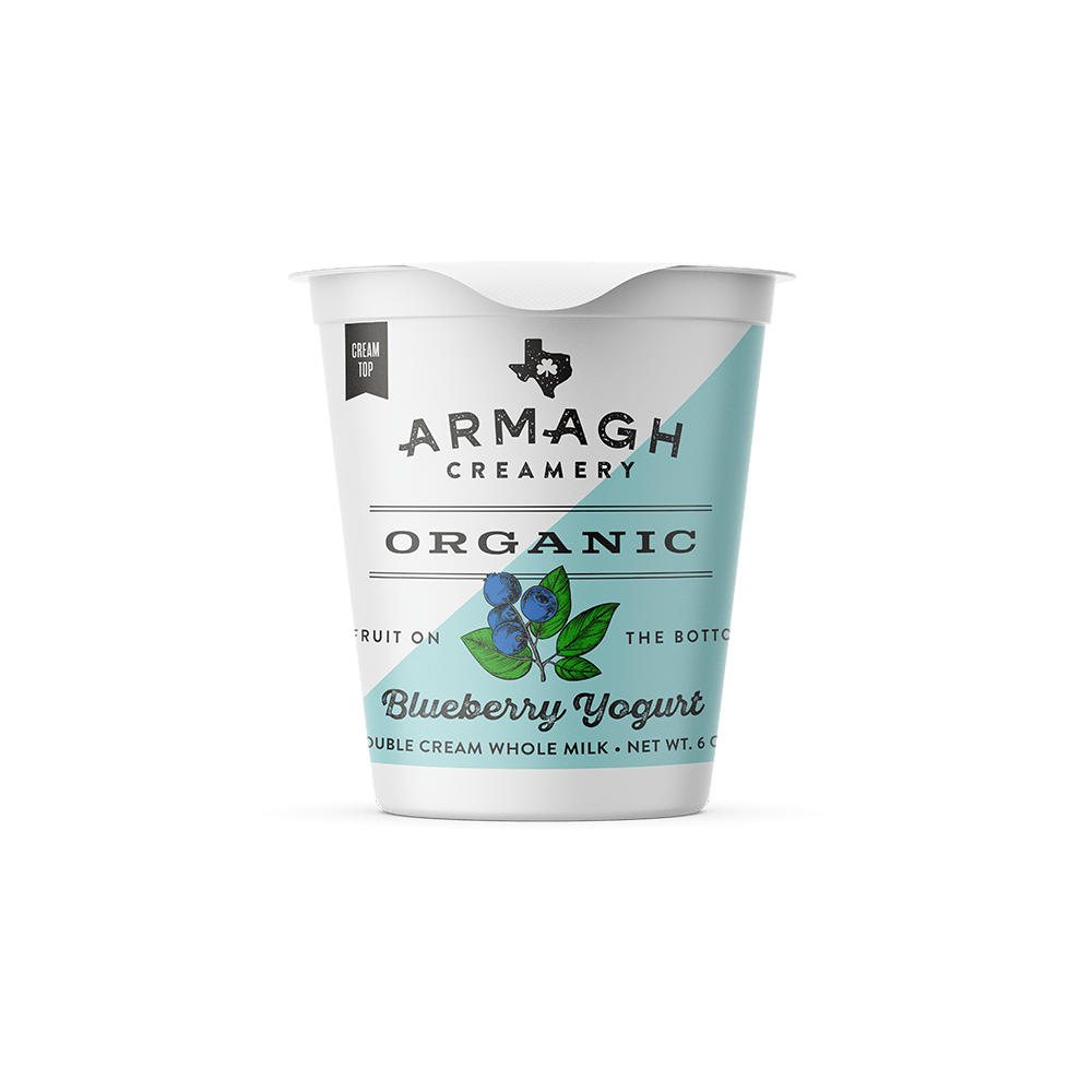 Armagh Creamery Organic Blueberry Yogurt, 6 oz