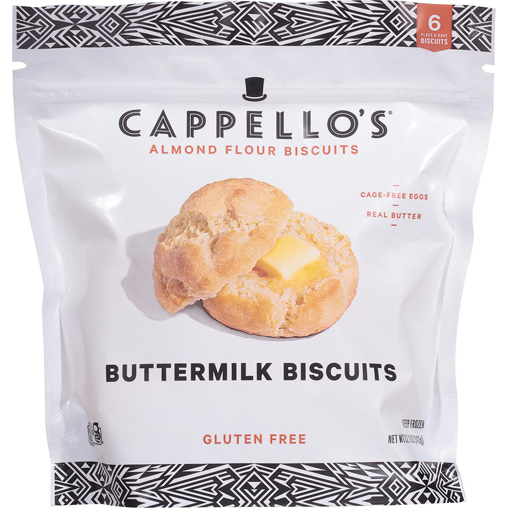 Cappello's Gluten Free Buttermilk Biscuits, 6 ct