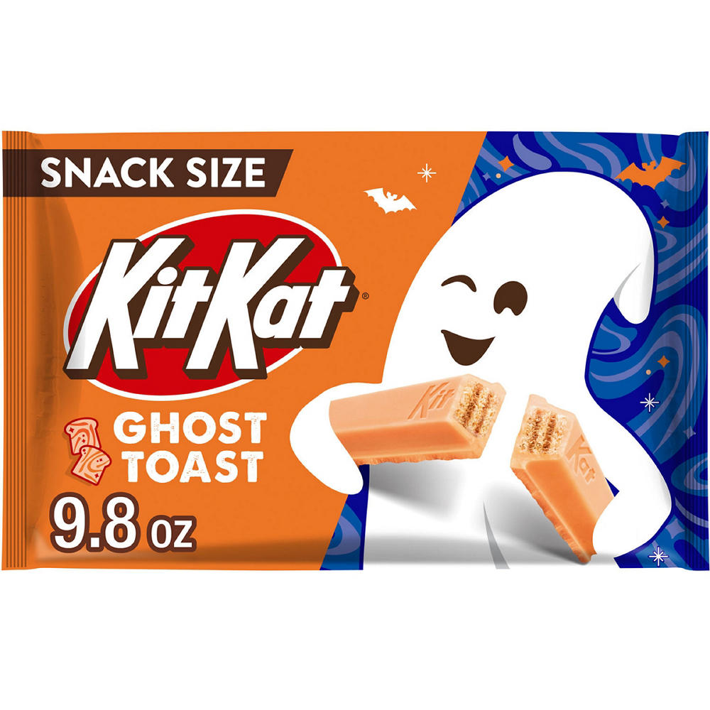 Kit Kat Cinnamon Toast Flavored Creme Wafer Snack Size Halloween Candy, 9.8 oz