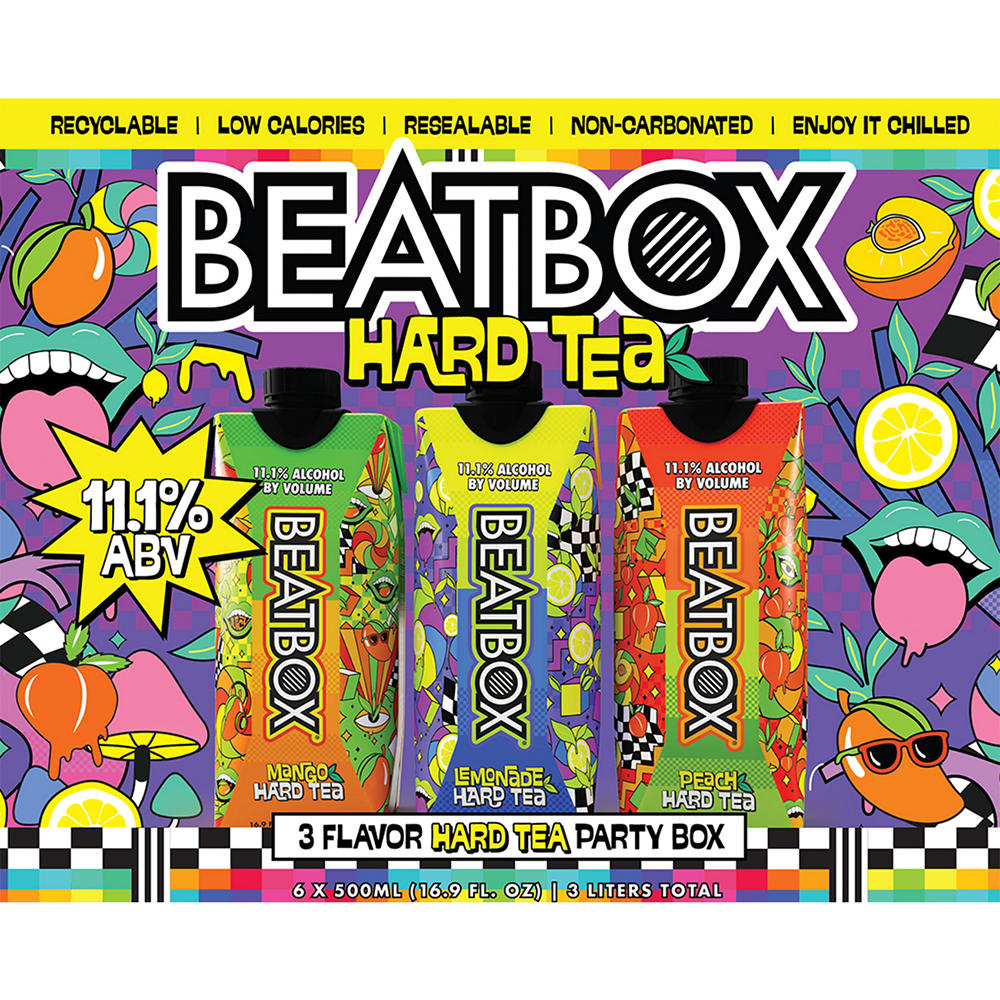 BeatBox Hard Tea Party Box 6 pk , 16.9 oz