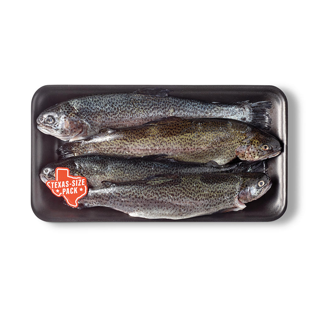 H-E-B Fish Market Fresh Whole Rainbow Trout - Texas-Size Pack, Avg. 2.7 lbs