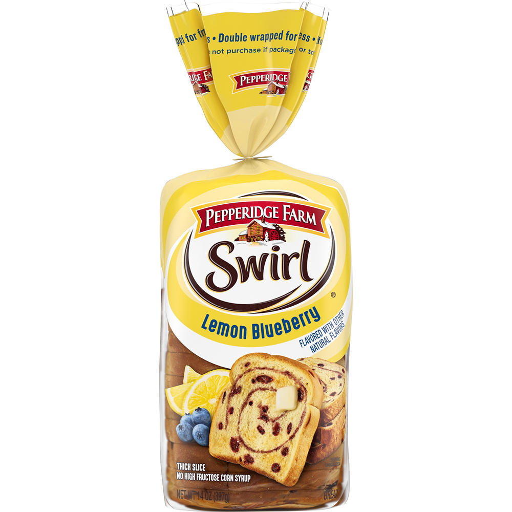 Pepperidge Farm Lemon Blueberry Swirl Thin Sliced Bread, 14 oz