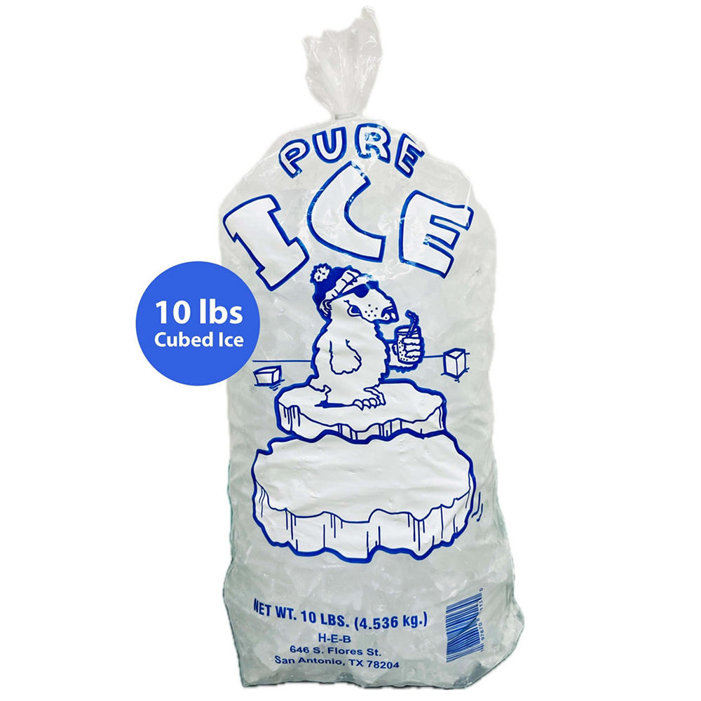 H-E-B Cubed Ice, 10 lbs