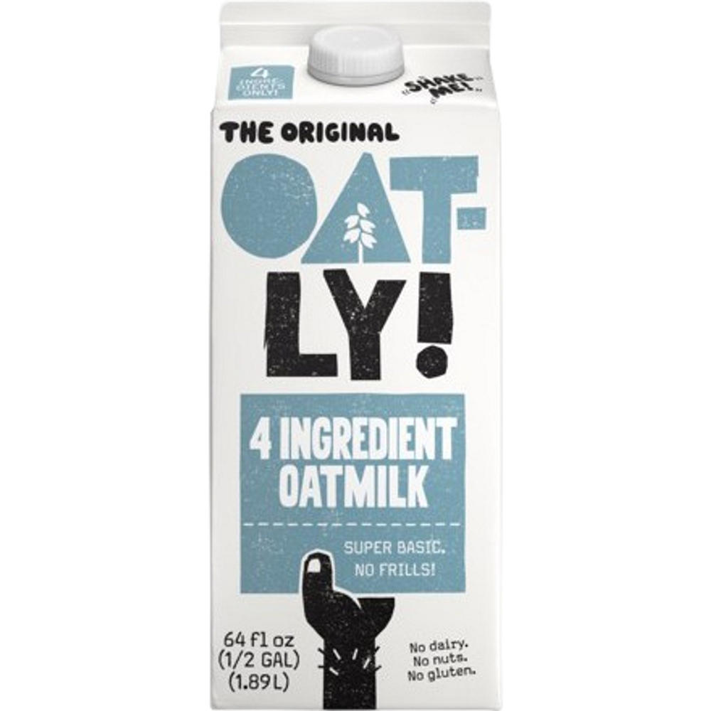 Oatly 4 Ingredient Oatmilk, 1/2 gal