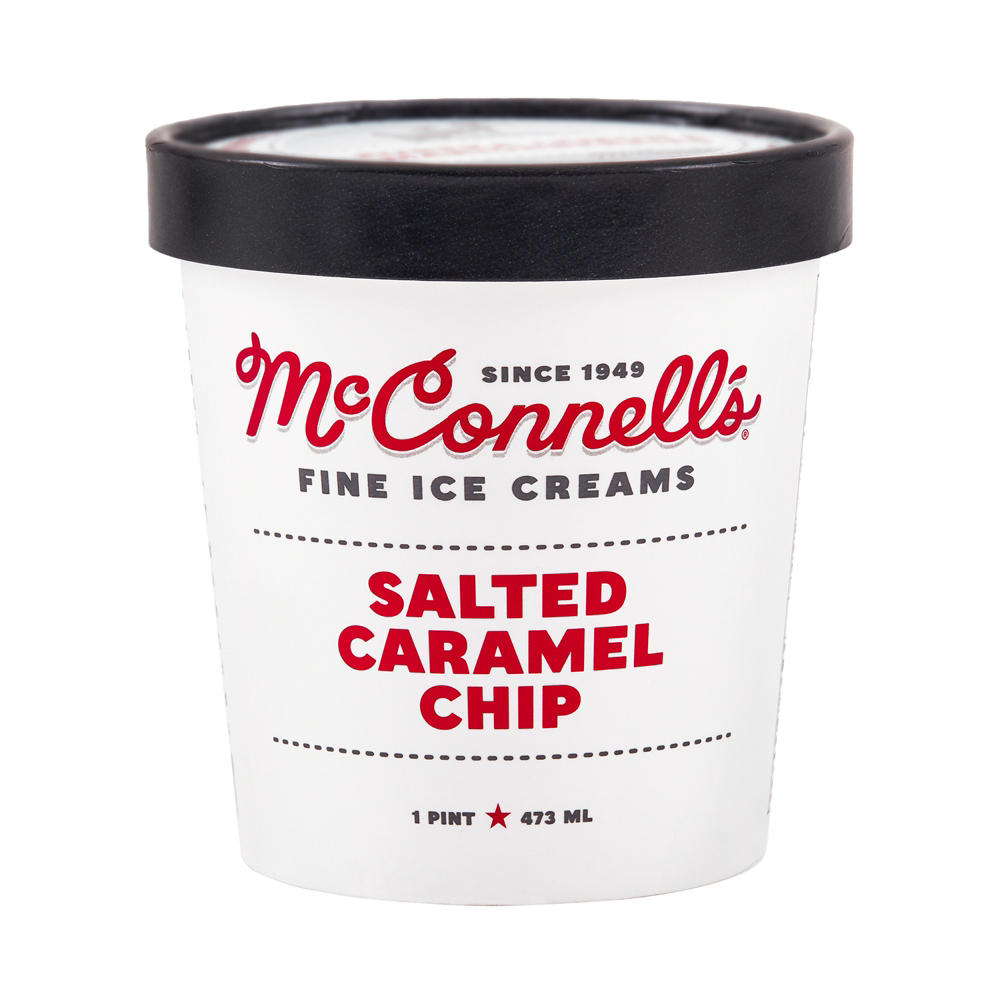 McConnell's Salted Caramel Chip Ice Cream, 1 pt