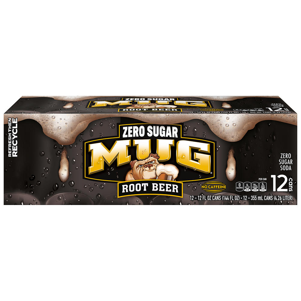 Mug Zero Sugar Root Beer 12 pk Cans, 12 oz