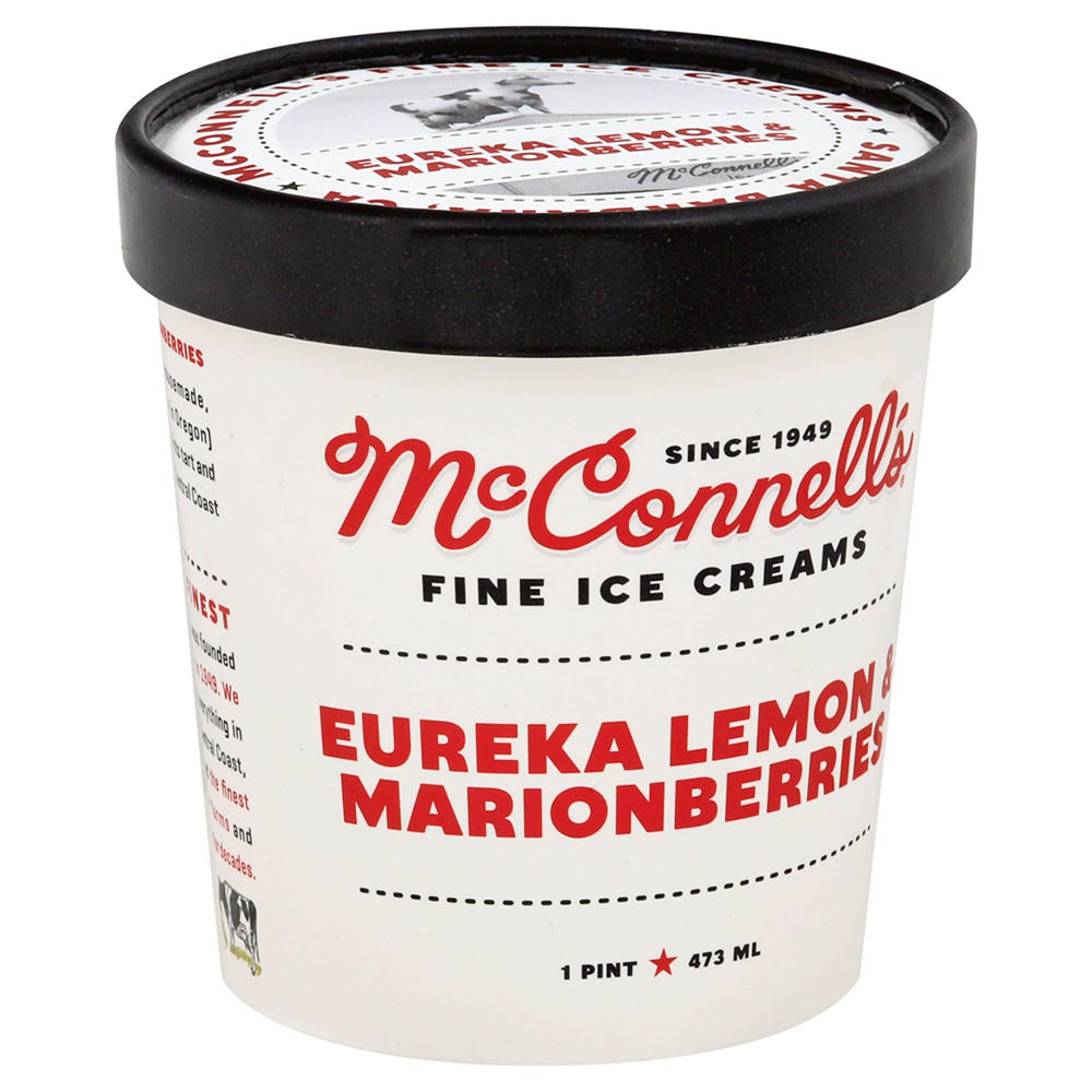 McConnell's Eureka Lemon & Marionberries Ice Cream, 1 pt