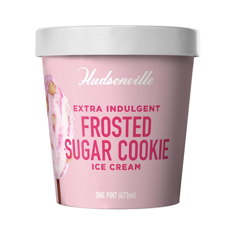 Hudsonville Frosted Sugar Cookie Ice Cream, 1 pt